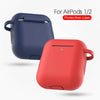 3-in-1 AirPods Silicone Case Cover Magnetic Strap Keychain for Apple AirPod 1/2