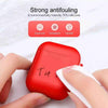 3-in-1 AirPods Silicone Case Cover Magnetic Strap Keychain for Apple AirPod 1/2