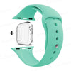 Silicone Wrist Band Sports Strap For Apple Watch 1/2/3/4/5 iWatch 38/42/40/44mm