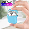 AirPods Silicone Case + Keychain Protective Durable Cover For AirPod Case 2 & 1