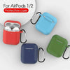 AirPods Silicone Case + Keychain Protective Durable Cover For AirPod Case 2 & 1