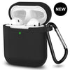 AirPods Silicone Case + Keychain Protective Durable Cover For AirPod Case 2 & 1