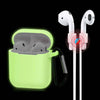 3-in-1 AirPods Silicone Case Cover Magnetic Strap Keychain for Apple AirPod 1/2