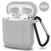 AirPods Silicone Case + Keychain Protective Durable Cover For AirPod Case 2 & 1