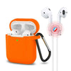 3-in-1 AirPods Silicone Case Cover Magnetic Strap Keychain for Apple AirPod 1/2