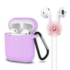 3-in-1 AirPods Silicone Case Cover Magnetic Strap Keychain for Apple AirPod 1/2