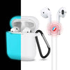 3-in-1 AirPods Silicone Case Cover Magnetic Strap Keychain for Apple AirPod 1/2