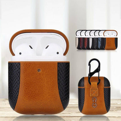 Luxury AirPods Case Leather Protective Cover Shockproof For Apple AirPod Pro 2 1 - Place Wireless