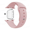 Silicone Wrist Band Sports Strap For Apple Watch 1/2/3/4/5 iWatch 38/42/40/44mm