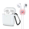 3-in-1 AirPods Silicone Case Cover Magnetic Strap Keychain for Apple AirPod 1/2