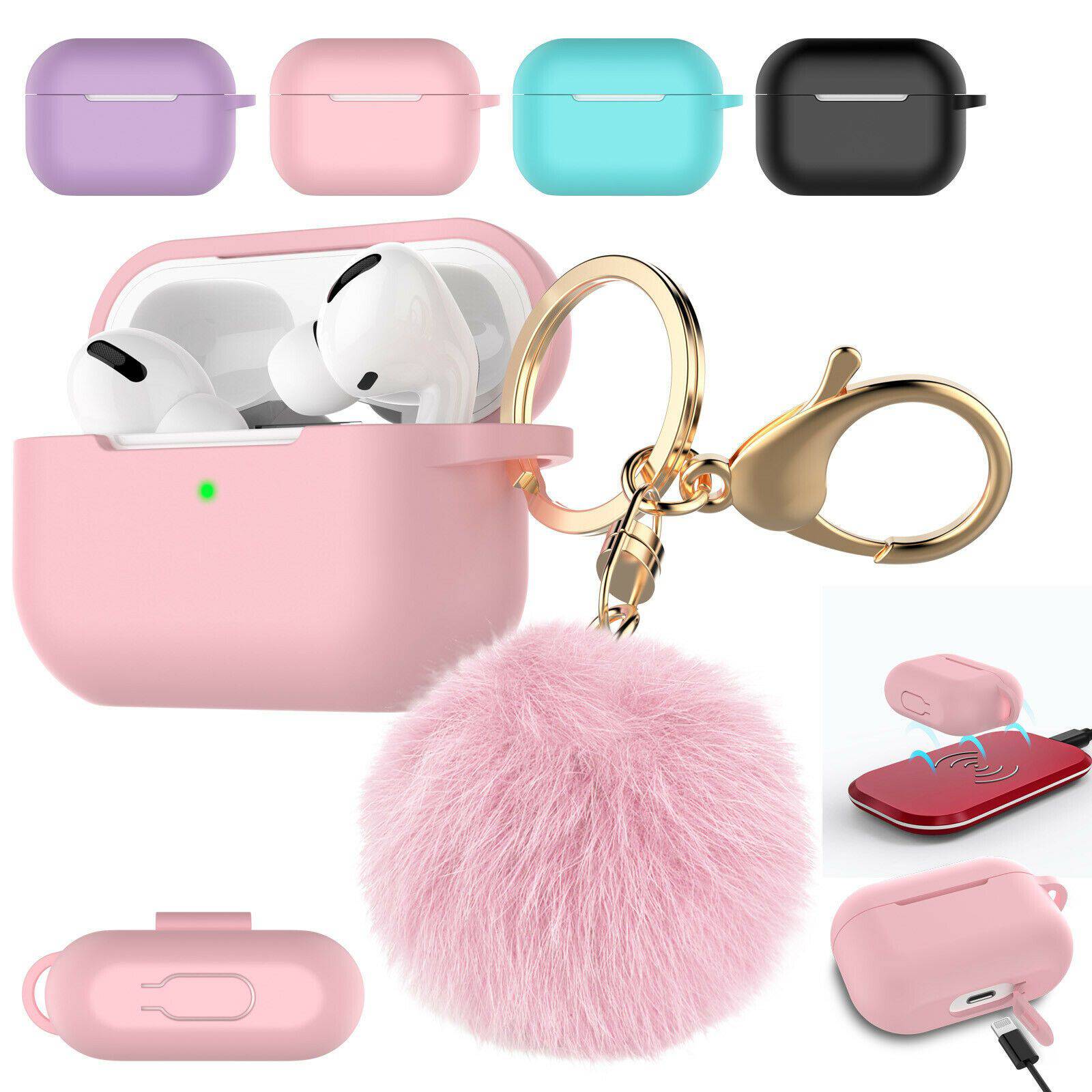 AirPods Pro Case Cover,Durable Football Design Case Cover for Earphone AirPods Pro,with Keychain Front Keychain Visible