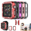 Crystal Diamond Protector Case For Apple Watch iWatch 5 4 3 2 38/40/42/44 mm