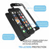 For iPhone 11 Pro Max 8 6S 7 / 7 Plus Ultra Thin Slim Hard Case Cover+ Tempered Glass