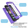 For iPhone 11 Pro Max 8 6S 7 / 7 Plus Ultra Thin Slim Hard Case Cover+ Tempered Glass