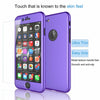 For iPhone 11 Pro Max 8 6S 7 / 7 Plus Ultra Thin Slim Hard Case Cover+ Tempered Glass