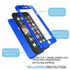 For iPhone 11 Pro Max 8 6S 7 / 7 Plus Ultra Thin Slim Hard Case Cover+ Tempered Glass