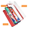 For iPhone 11 Pro Max 8 6S 7 / 7 Plus Ultra Thin Slim Hard Case Cover+ Tempered Glass