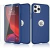 For iPhone 11 Pro Max 8 6S 7 / 7 Plus Ultra Thin Slim Hard Case Cover+ Tempered Glass