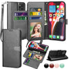 For iPhone 12 Pro/12 Mini/12 Pro Max Leather Wallet Case Flip Phone Cases Cover