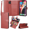 For iPhone 12 Pro/12 Mini/12 Pro Max Leather Wallet Case Flip Phone Cases Cover