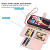 For iPhone 12 Pro/12 Mini/12 Pro Max Leather Wallet Case Flip Phone Cases Cover