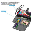 For iPhone 12 Pro/12 Mini/12 Pro Max Leather Wallet Case Flip Phone Cases Cover