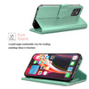 For iPhone 12 Pro/12 Mini/12 Pro Max Leather Wallet Case Flip Phone Cases Cover