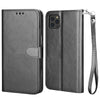 For iPhone 12 Pro Max 12 Mini 5G Wallet Case Flip Leather Stand Cover with Strap