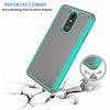 For LG Stylo 5/ 5 Plus Phone Case Cover with Glass Screen Protector, Compatible Model .