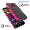 For LG Stylo 5/ 5 Plus Phone Case Cover with Glass Screen Protector, Compatible Model .