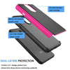 For LG Stylo 5/ 5 Plus Phone Case Cover with Glass Screen Protector, Compatible Model .