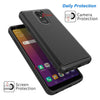 For LG Stylo 5/ 5 Plus Phone Case Cover with Glass Screen Protector, Compatible Model .