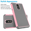 For LG Stylo 5/ 5 Plus Phone Case Cover with Glass Screen Protector, Compatible Model .