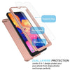 For Samsung Galaxy A10e A20  A50 Hard Case Cover with Screen Protector