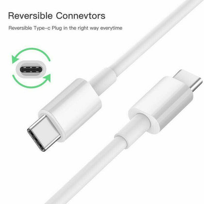 3Pack USB C to USB C Cable Type C Fast Charger Charging Cord For Macbook Samsung - Place Wireless