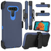 For LG K51 / Reflect Phone Case Hybrid Shockproof TPU Stand Clip Holster Cover