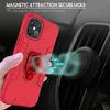 For Apple iPhone 12/12 Pro Max Case Soft Ring Holder Stand Shockproof Slim Cover