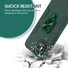 For Apple iPhone 12/12 Pro Max Case Soft Ring Holder Stand Shockproof Slim Cover