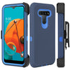 For LG K51 / Reflect Phone Case Hybrid Shockproof TPU Stand Clip Holster Cover