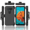 For LG K51 / Reflect Phone Case Hybrid Shockproof TPU Stand Clip Holster Cover