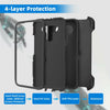 For LG K51 / Reflect Phone Case Hybrid Shockproof TPU Stand Clip Holster Cover