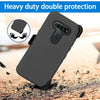 For LG K51 / Reflect Phone Case Hybrid Shockproof TPU Stand Clip Holster Cover