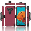 For LG K51 / Reflect Phone Case Hybrid Shockproof TPU Stand Clip Holster Cover