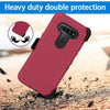 For LG K51 / Reflect Phone Case Hybrid Shockproof TPU Stand Clip Holster Cover