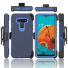 For LG K51 / Reflect Phone Case Hybrid Shockproof TPU Stand Clip Holster Cover