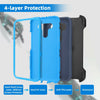 For LG K51 / Reflect Phone Case Hybrid Shockproof TPU Stand Clip Holster Cover