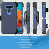 For LG K51 / Reflect Phone Case Hybrid Shockproof TPU Stand Clip Holster Cover