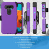 For LG K51 / Reflect Phone Case Hybrid Shockproof TPU Stand Clip Holster Cover