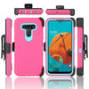 For LG K51 / Reflect Phone Case Hybrid Shockproof TPU Stand Clip Holster Cover