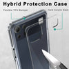 For LG K92 5G Case Crystal Clear Transparent Shockproof TPU Bumper Phone Cover